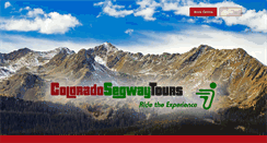 Desktop Screenshot of coloradosegwaytours.com